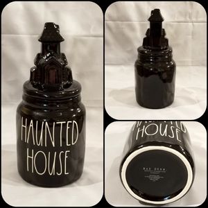 Rae Dunn HAUNTED HOUSE canister